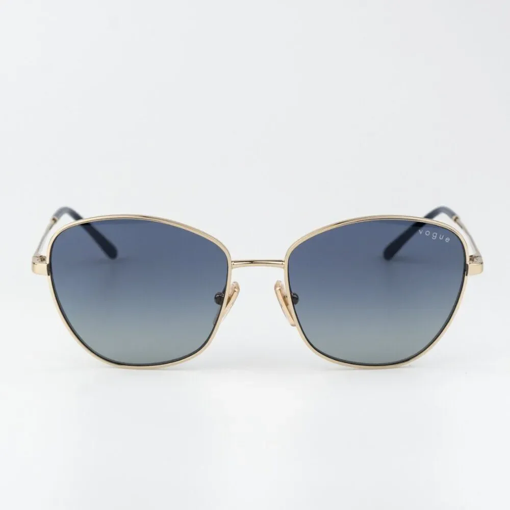SALE! Vogue Women Sunglasses Gold Blue Gradient Butterfly VO4232S 848/4L NEW